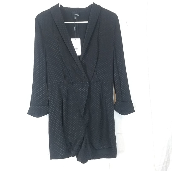 Bardot skyline wrap romper playsuit - Picture 4 of 11